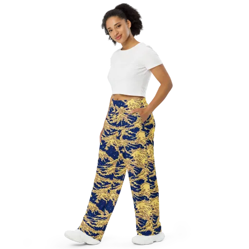 Celestial Ridge on a Wide-Leg Pants