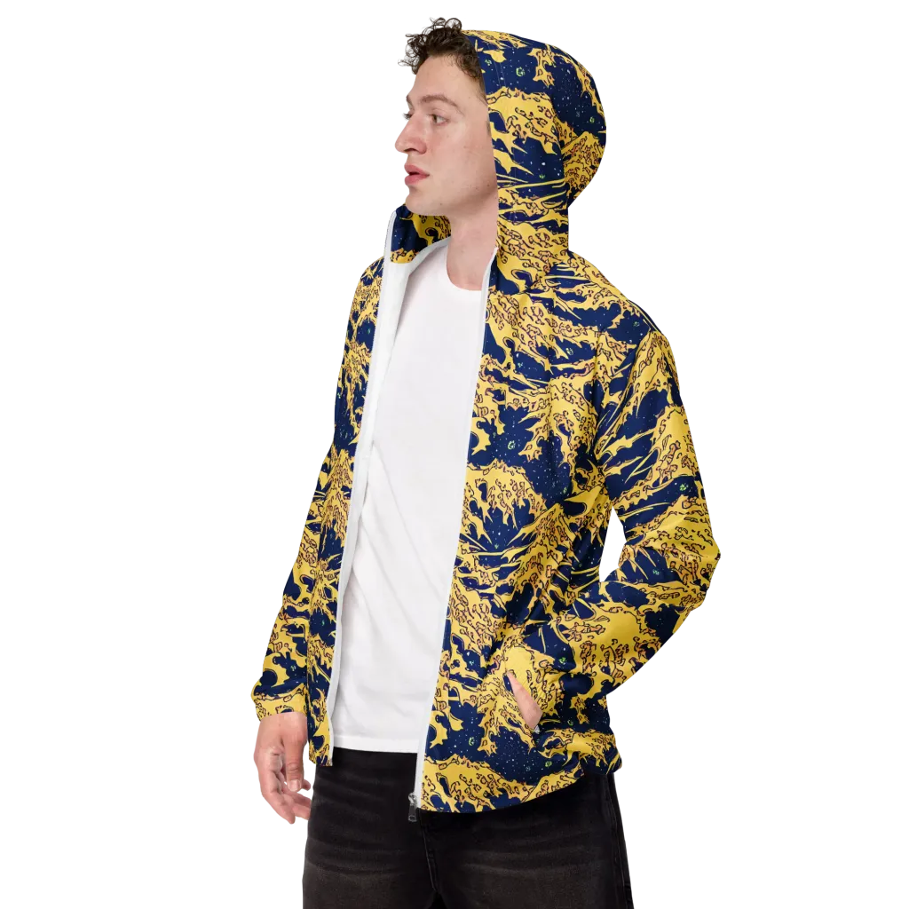 Celestial Ridge on Men's Windbreaker — Left Front