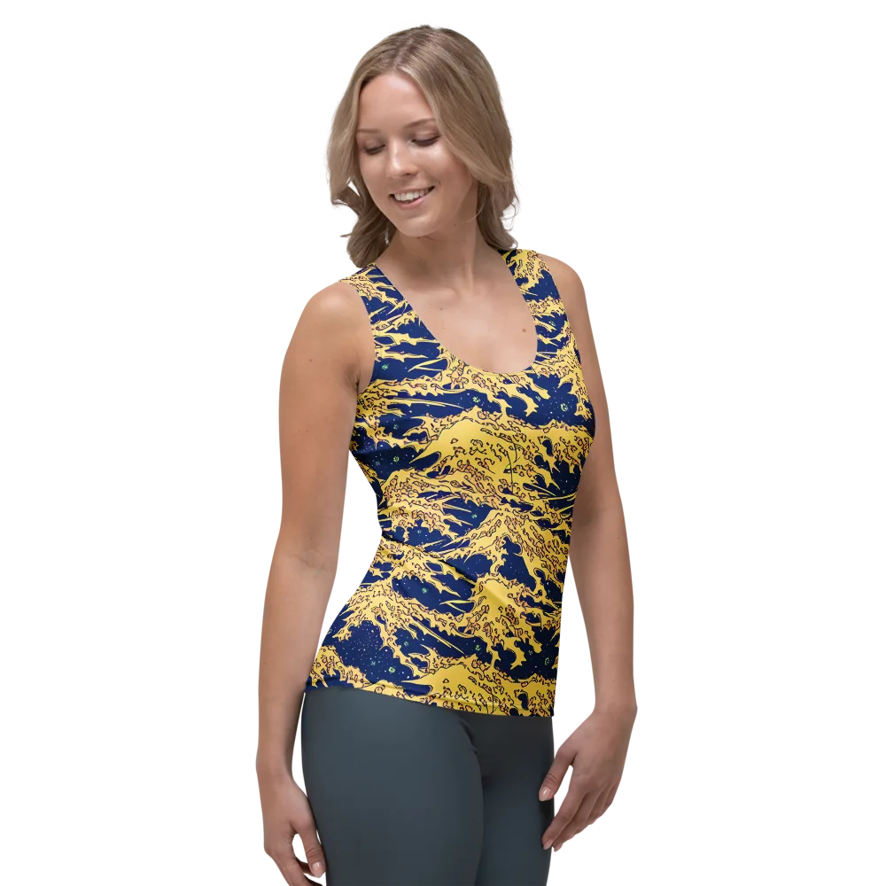 Celestial Ridge on Women's Tank Top — Right Front