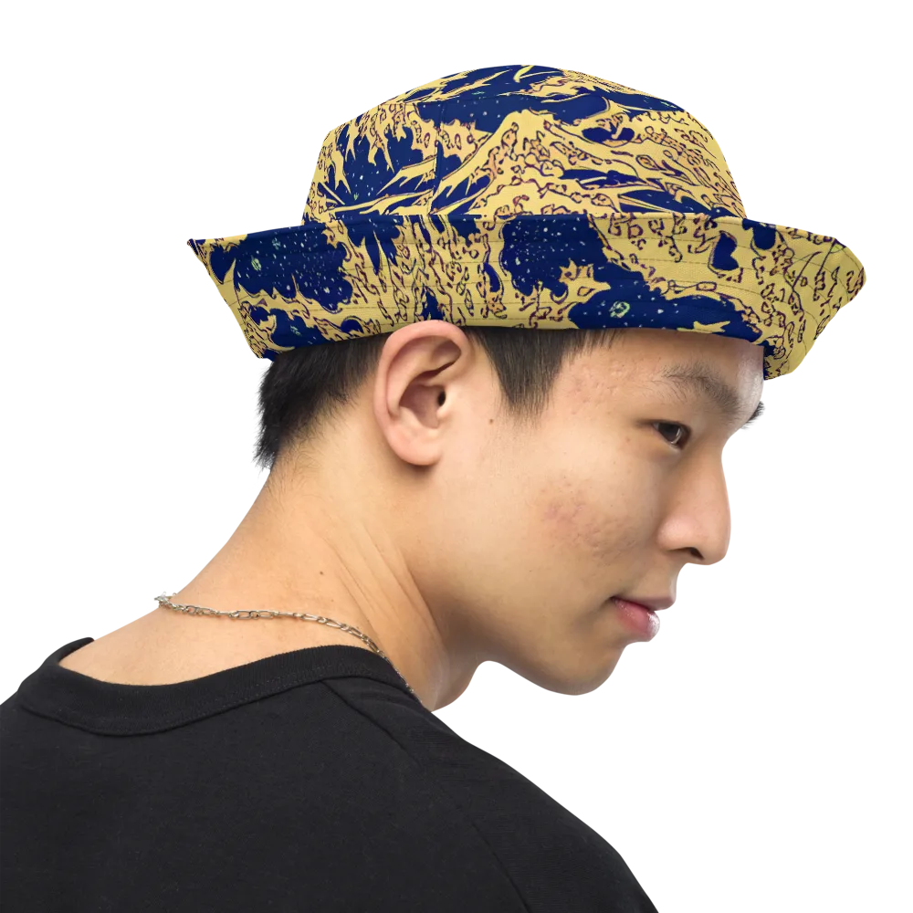 Celestial Ridge on Reversible Bucket Hat — Right Outside