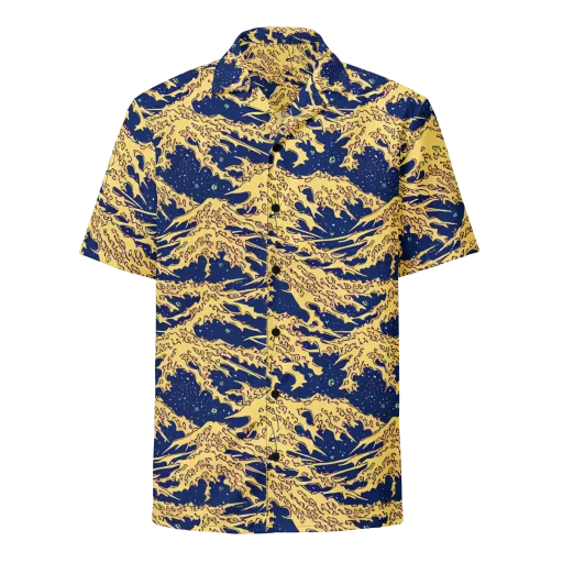 Celestial Ridge on a Button Shirt