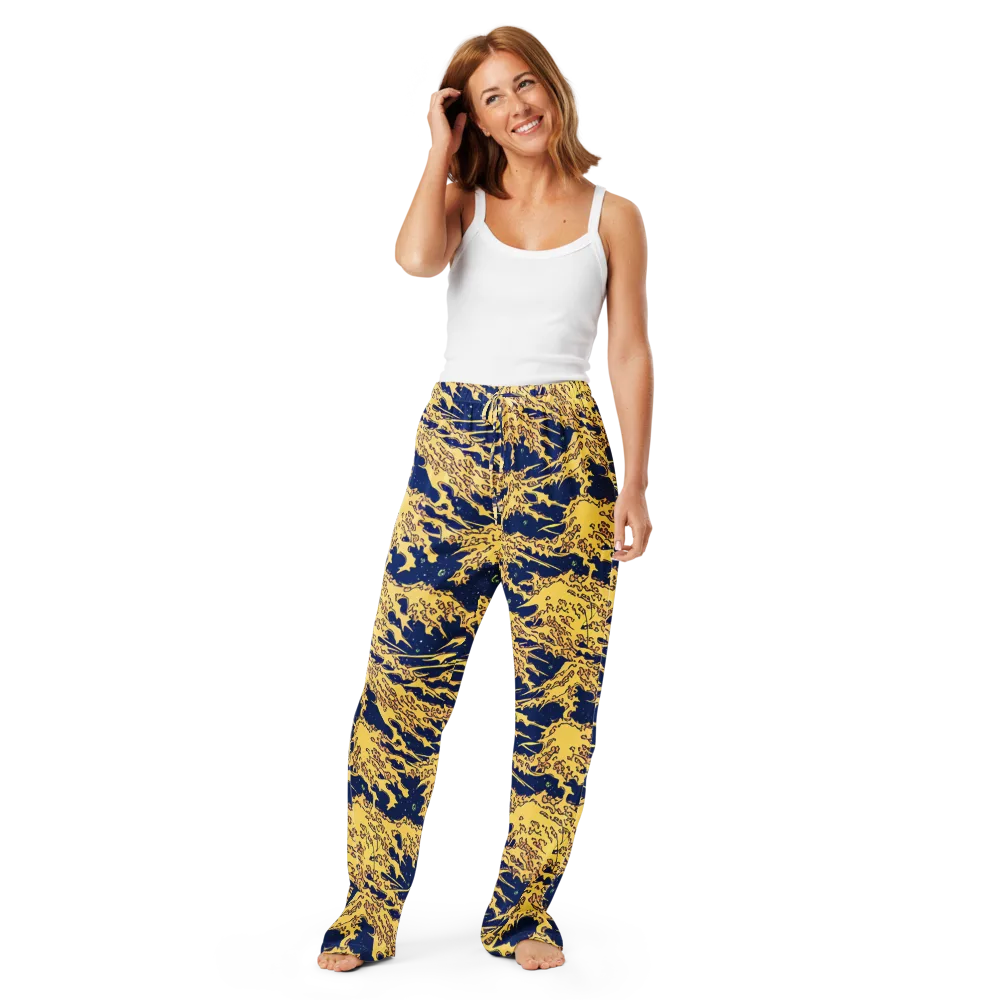 Celestial Ridge on Women's Pajama Pants — Front