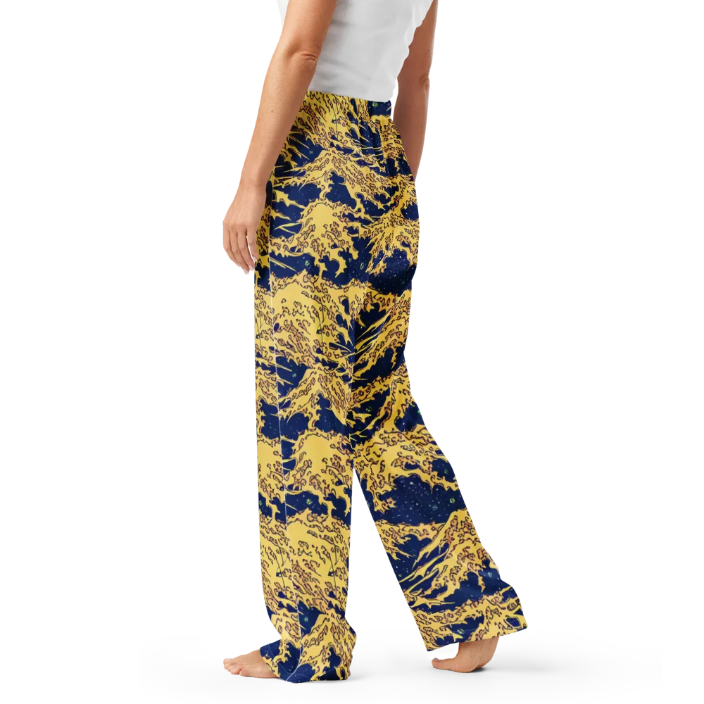 Celestial Ridge on Women's Pajama Pants — Left
