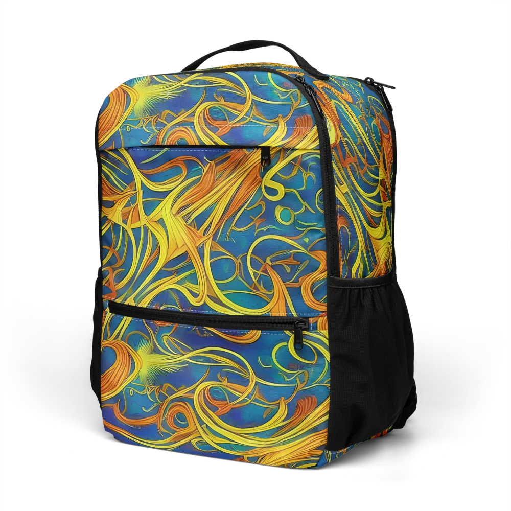 Morgan's Entwined on Utility Backpack — Left Front