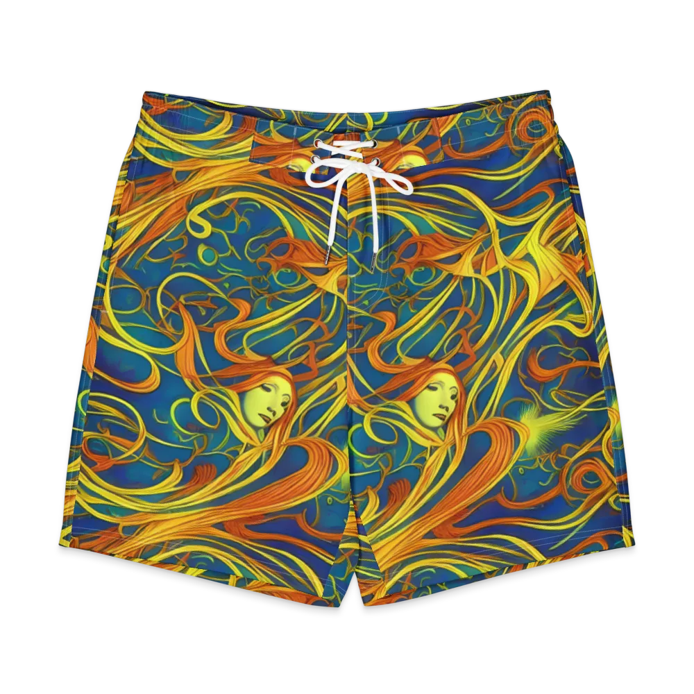 Morgan's Entwined on Men's Board Shorts — Front