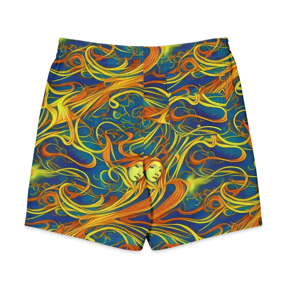 Morgan's Entwined on Men's Board Shorts — Back