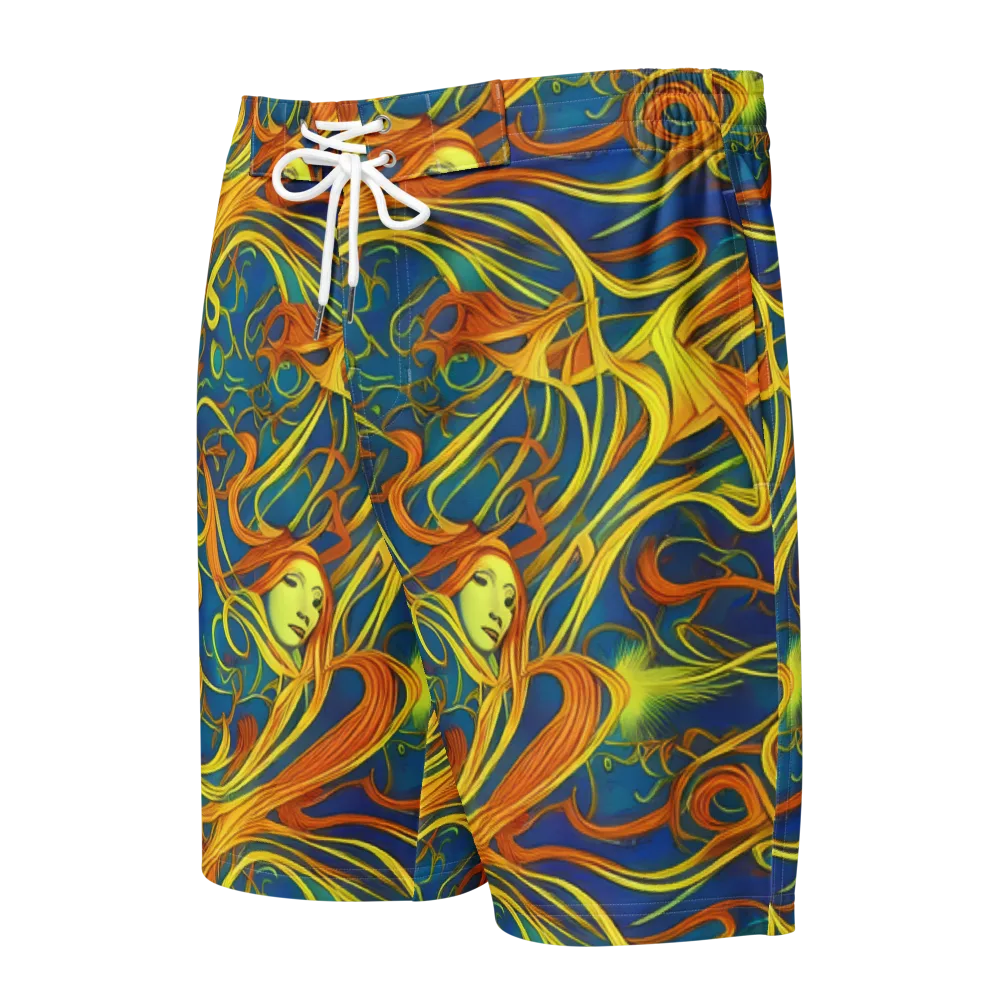 Morgan's Entwined on Men's Board Shorts — Front