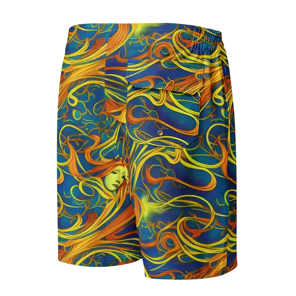 Morgan's Entwined on Men's Board Shorts — Back