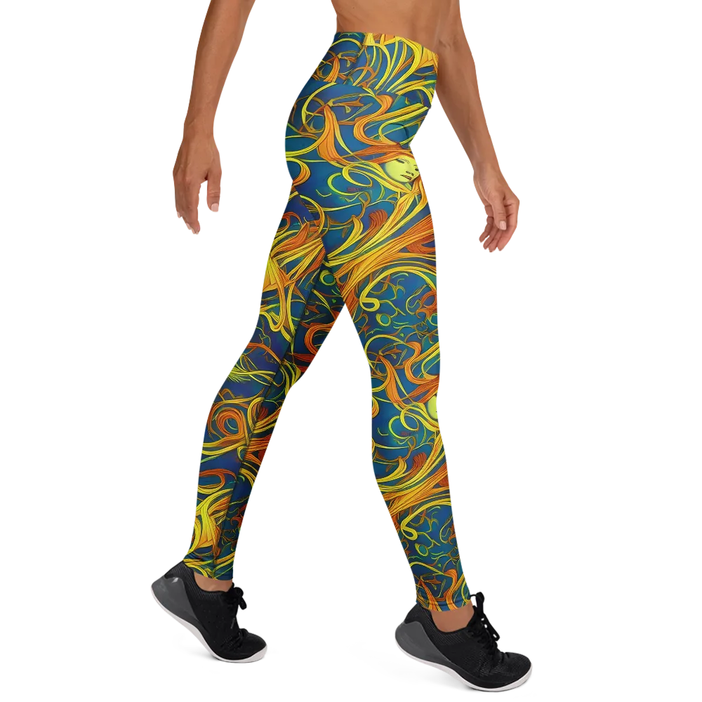 Morgan's Entwined on Yoga Leggings — Right