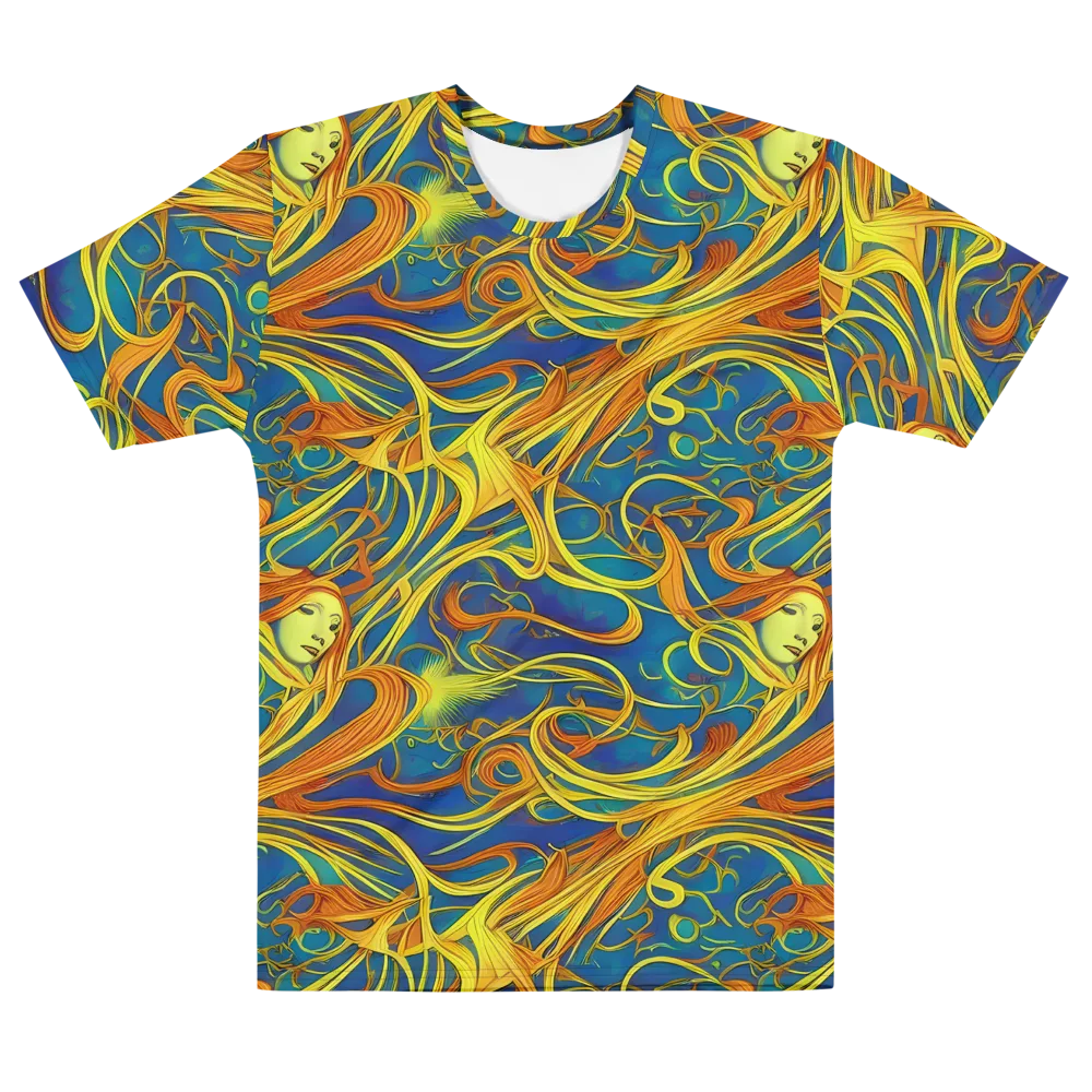 Morgan's Entwined on Men's Cotton Crew Neck T-Shirt — Front