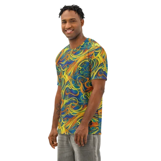 Morgan's Entwined on a Men's Cotton Crew Neck T-Shirt