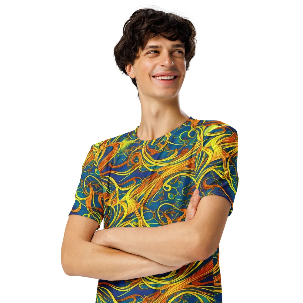 Morgan's Entwined on Men's Crew Neck T-Shirt — Left Front