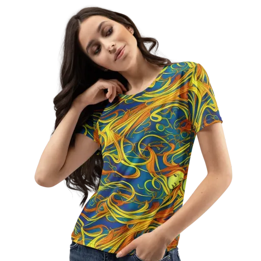 Morgan's Entwined on a Women's Crew Neck T-Shirt
