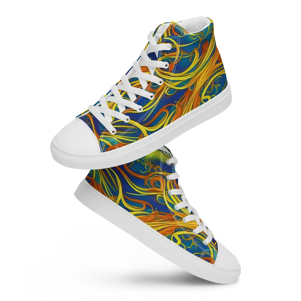 Morgan's Entwined on Women's High Top Canvas Shoes — Front