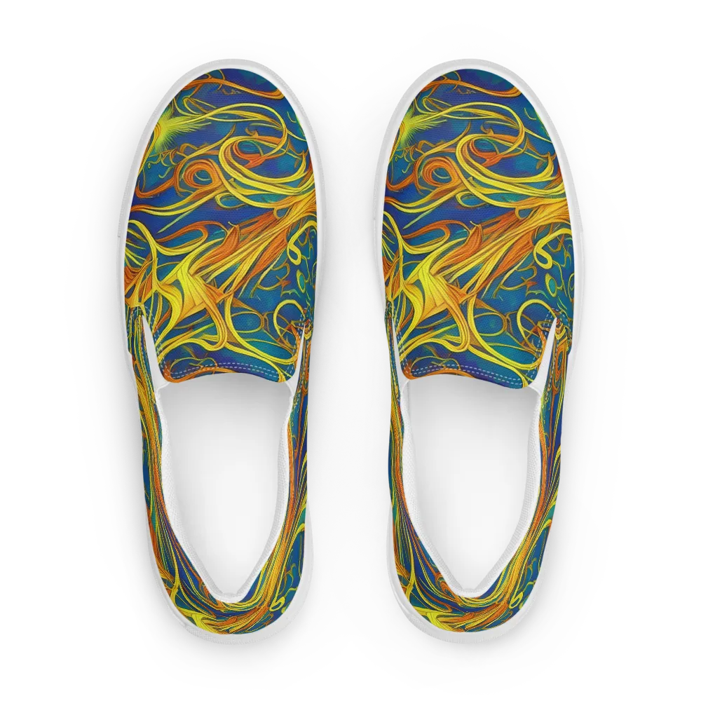 Morgan's Entwined on Men's Slip-On Canvas Shoes — Front