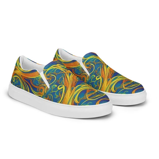 Morgan's Entwined on a Men's Slip-On Canvas Shoes