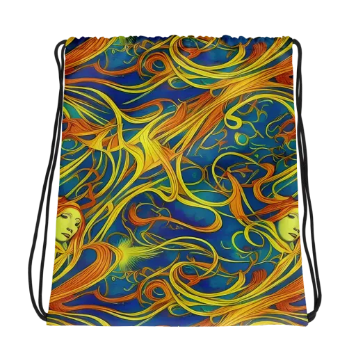 Morgan's Entwined on a Drawstring Bag