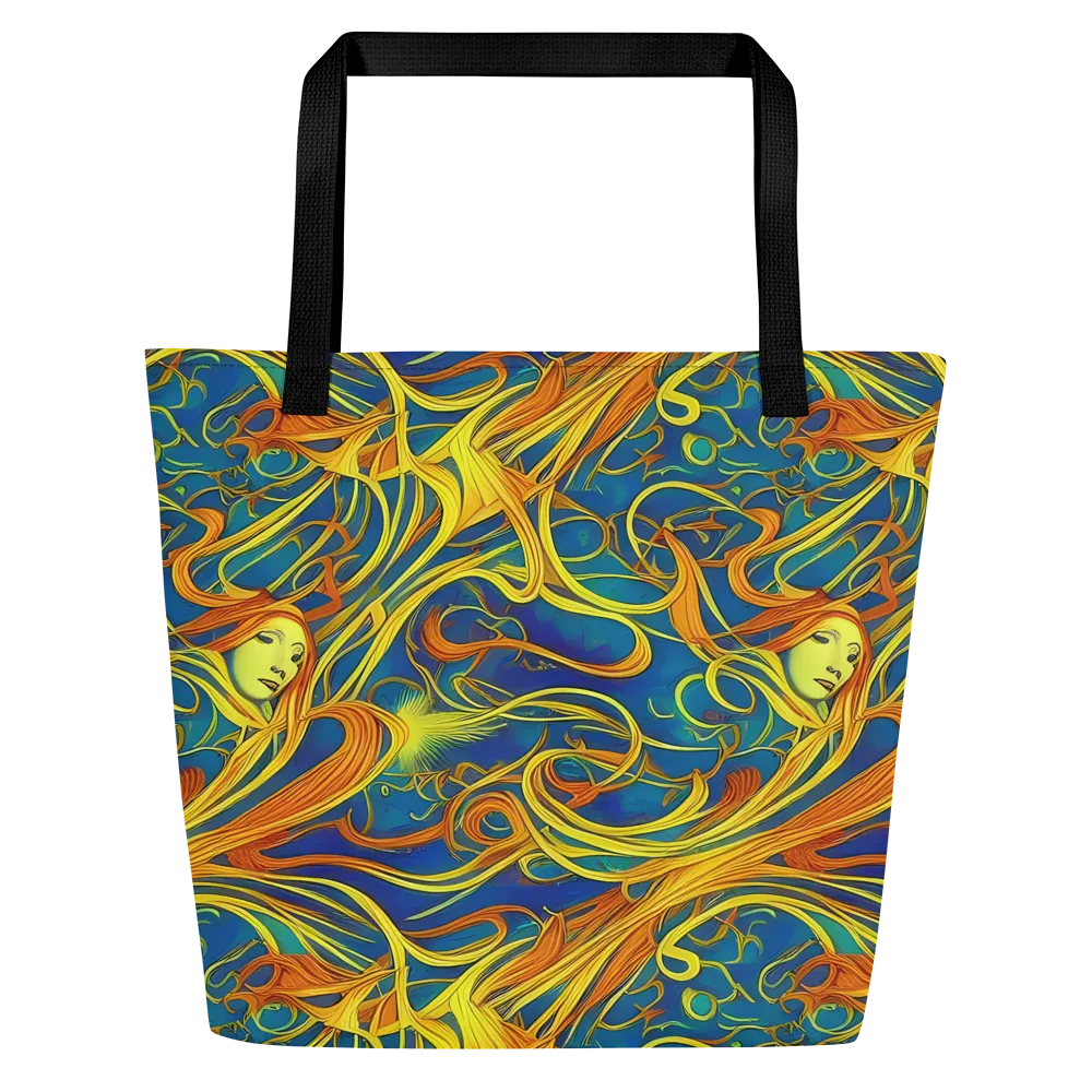 Morgan's Entwined on Large Tote Bag W/ Pocket — Front