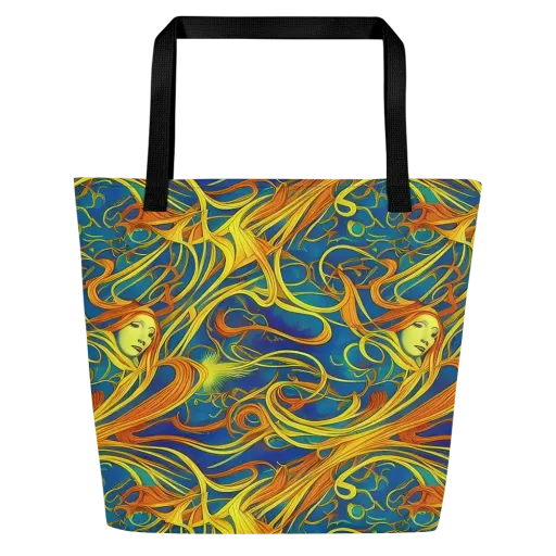Morgan's Entwined on a Large Tote Bag W/ Pocket