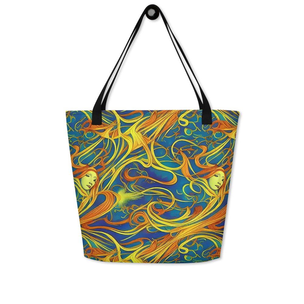 Morgan's Entwined on Large Tote Bag W/ Pocket — Front