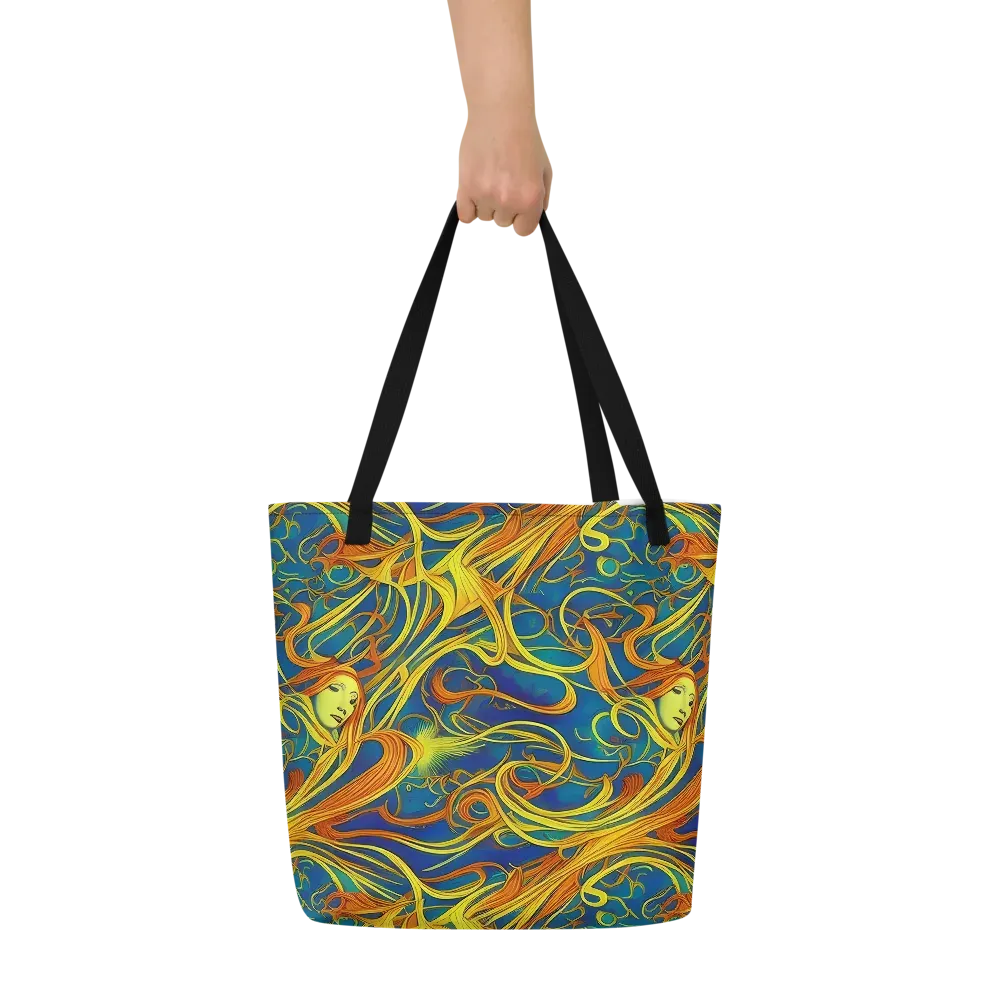 Morgan's Entwined on Large Tote Bag W/ Pocket — Front