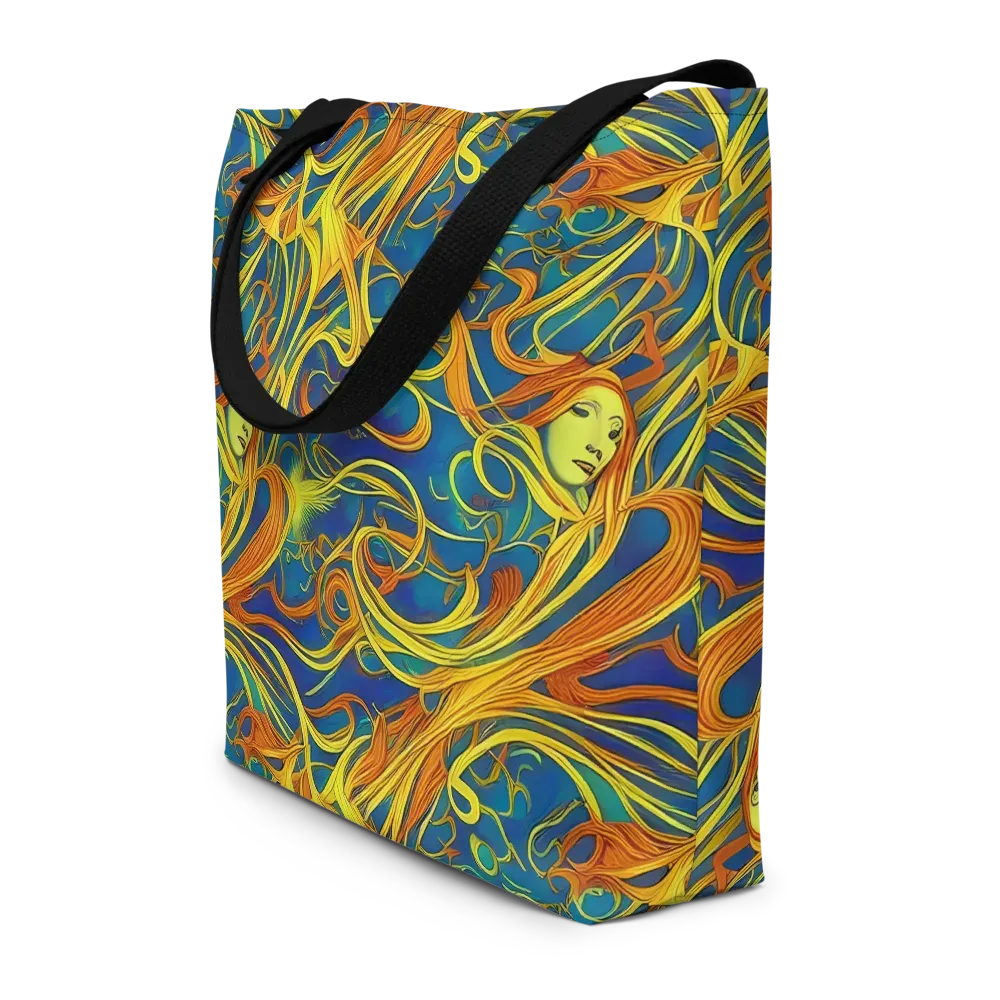 Morgan's Entwined on Large Tote Bag W/ Pocket — Front