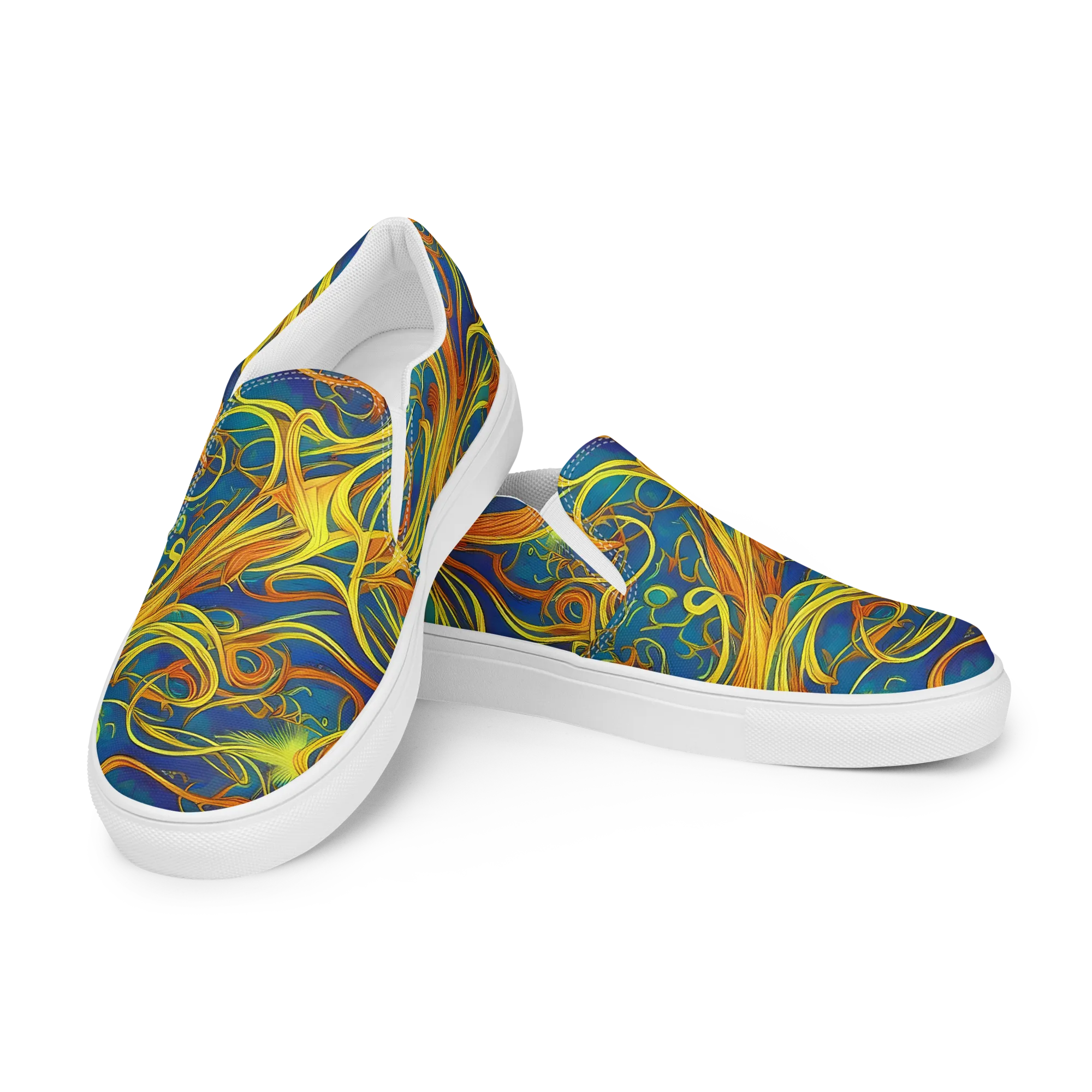 Morgan's Entwined on Women's Slip-On Canvas Shoes — Left Front