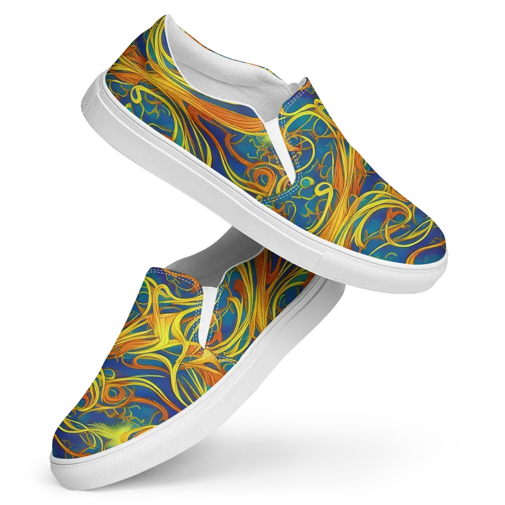 Morgan's Entwined on Women's Slip-On Canvas Shoes — Front
