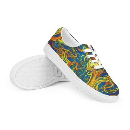 Morgan's Entwined on a Men's Lace-Up Canvas Shoes