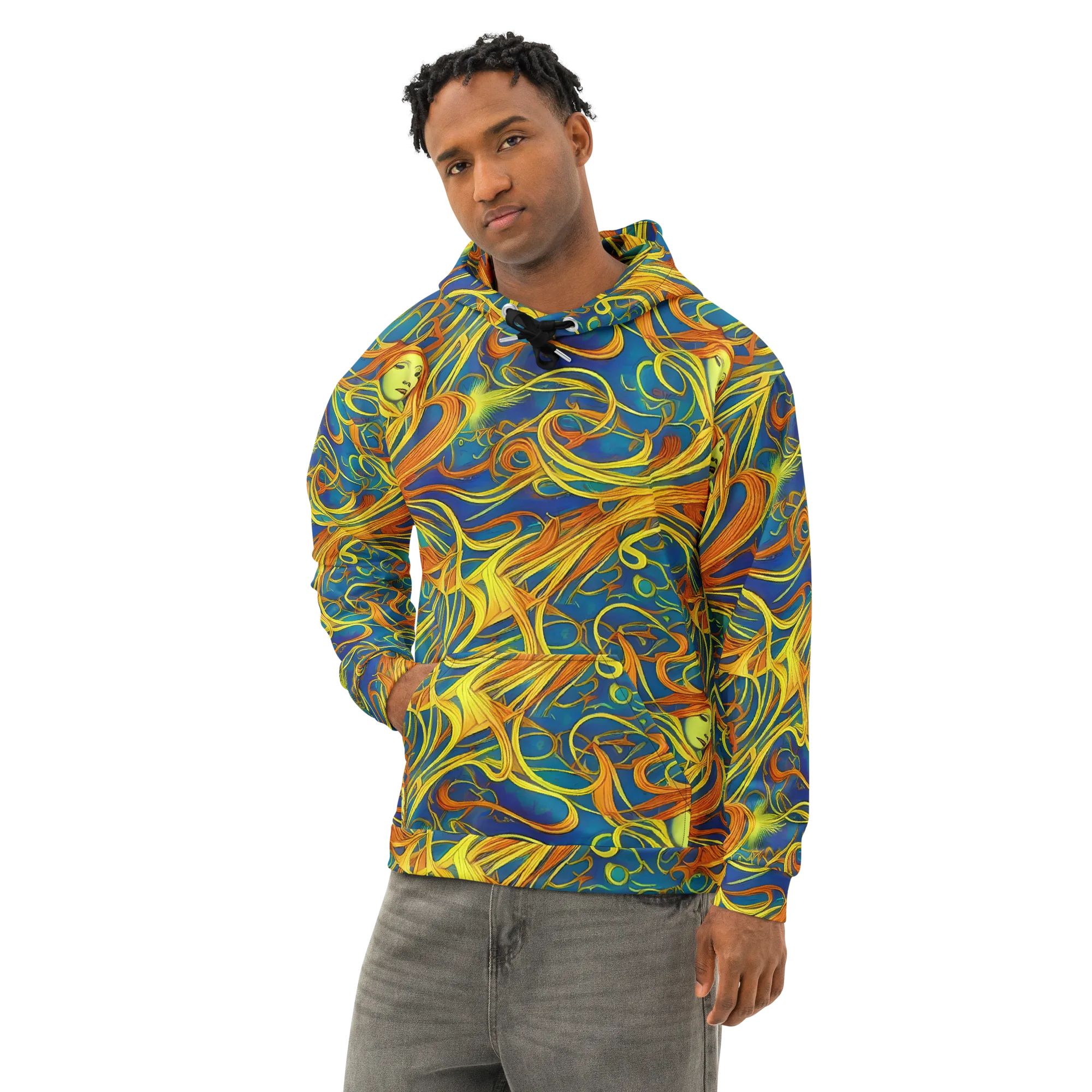 Morgan's Entwined on Cotton Hoodie — Left Front