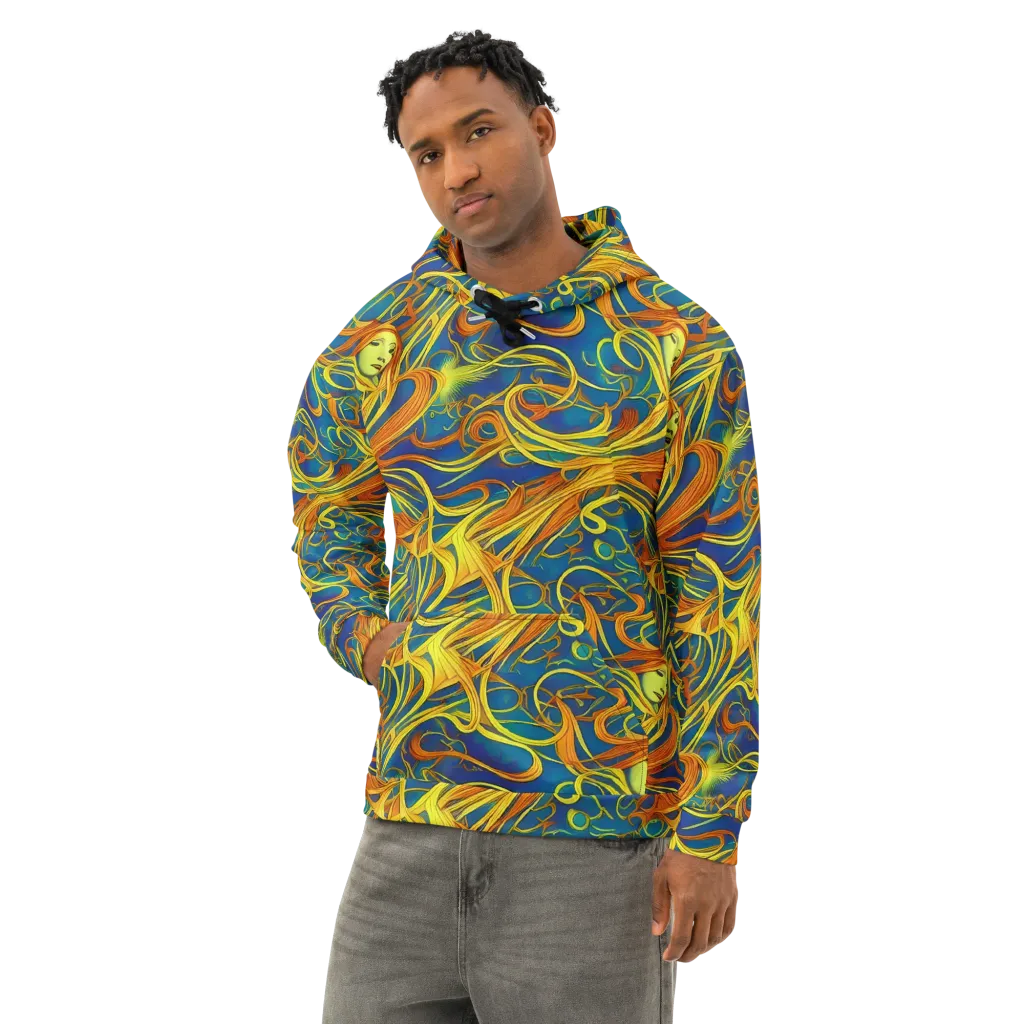 Morgan's Entwined on Cotton Hoodie — Left Front