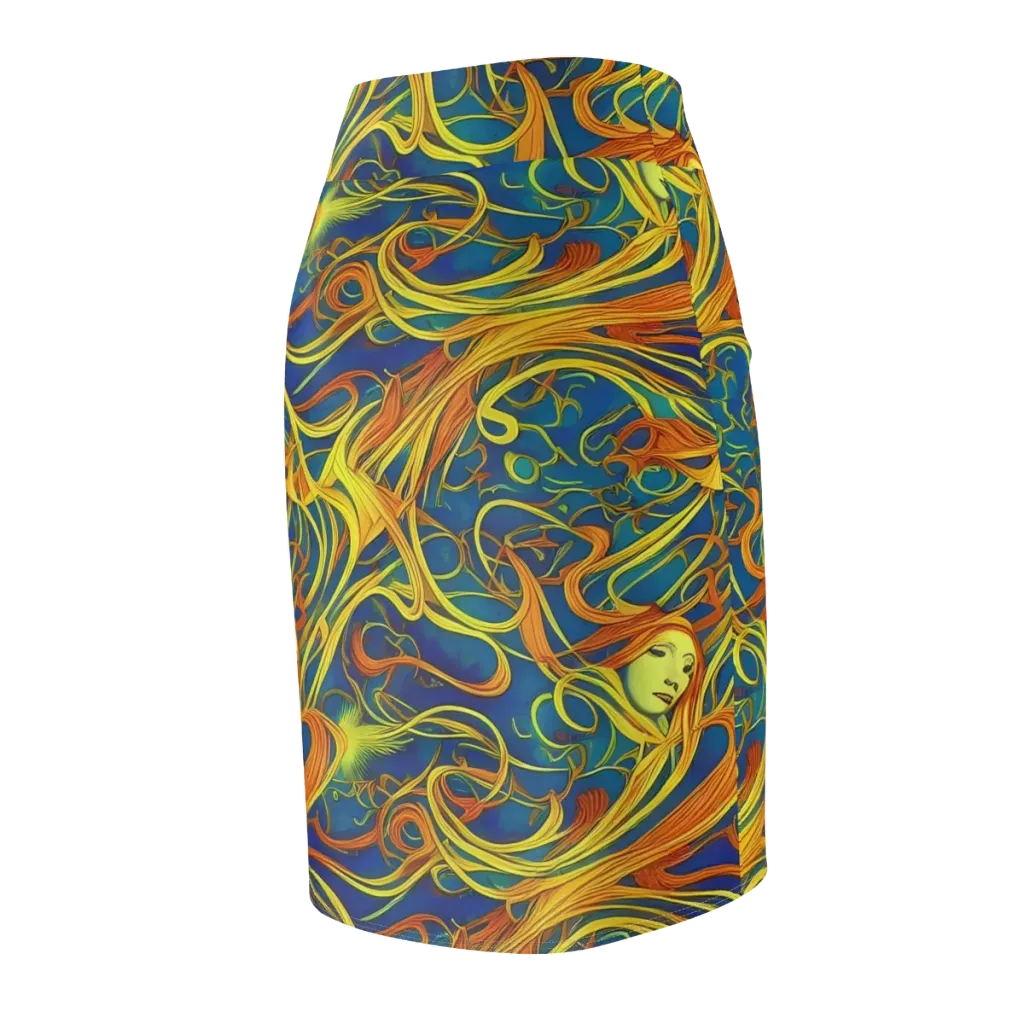 Morgan's Entwined on Pencil Skirt — Back Side