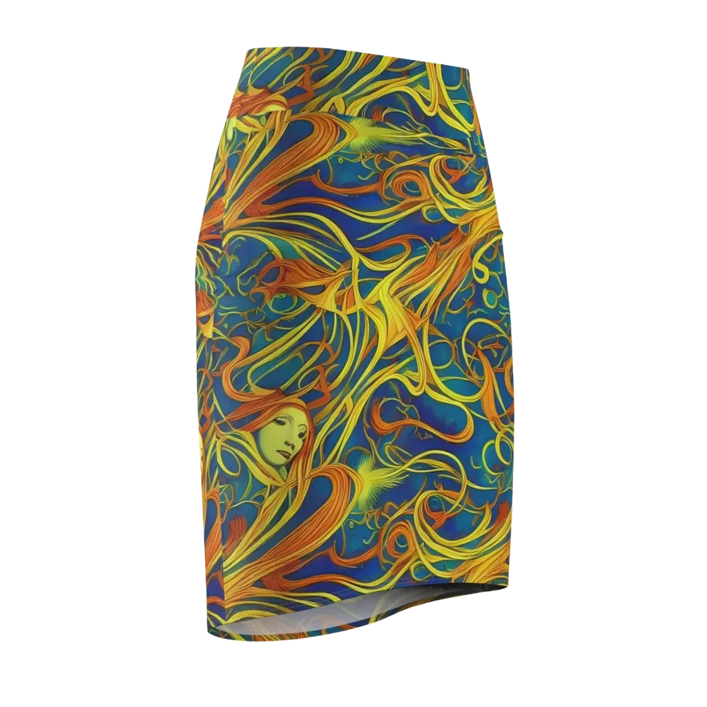 Morgan's Entwined on Pencil Skirt — Front Side