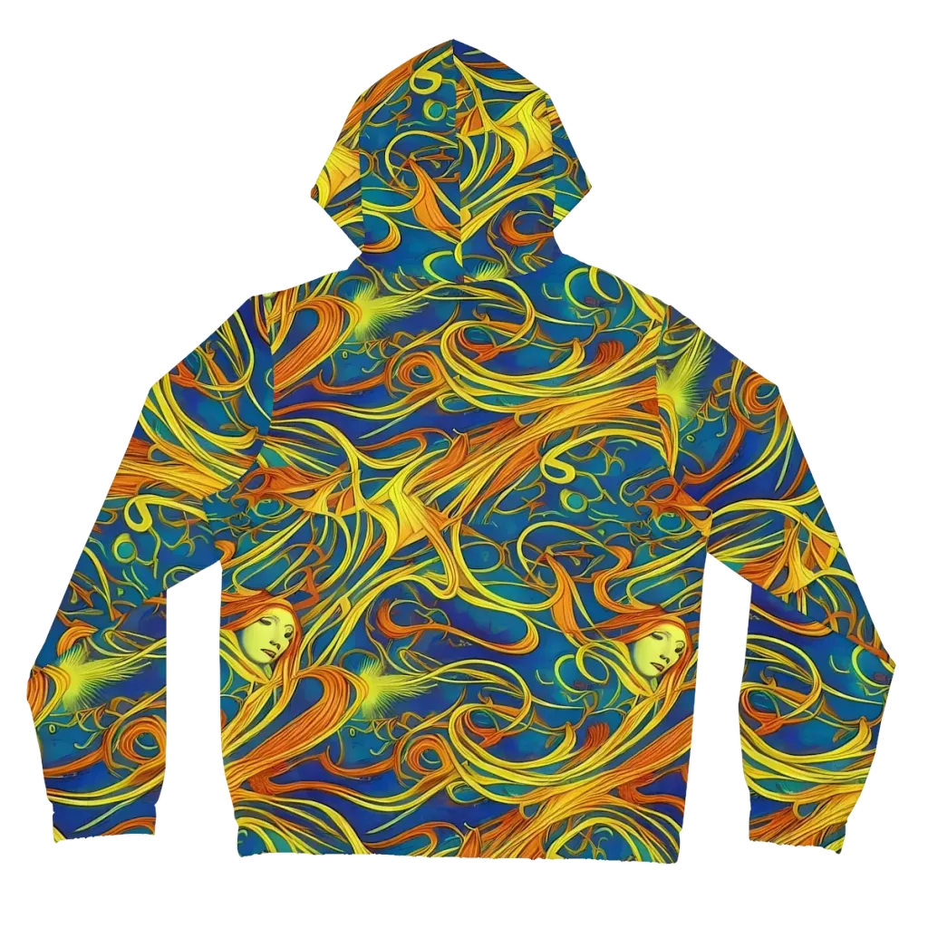 Morgan's Entwined on Women's Full-Zip Hoodie — Back