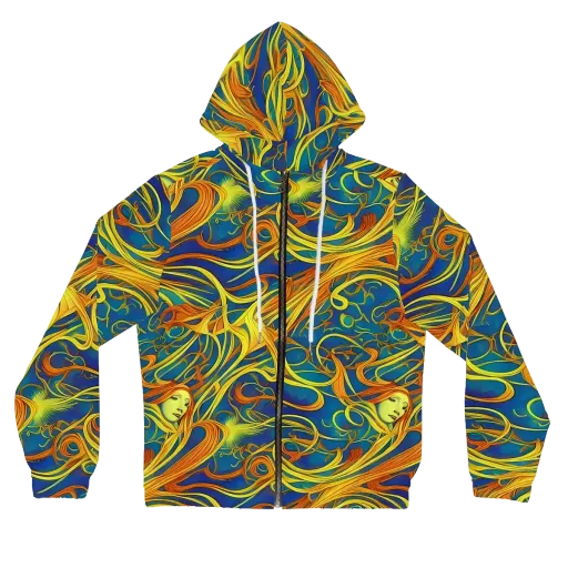 Morgan's Entwined on a Women's Full-Zip Hoodie
