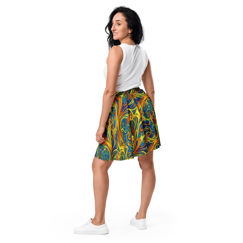 Morgan's Entwined on Skater Skirt — Back