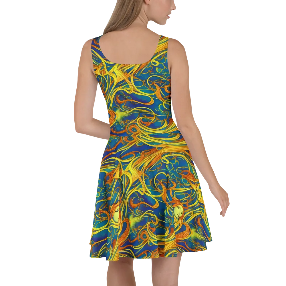Morgan's Entwined on Skater Dress — Back