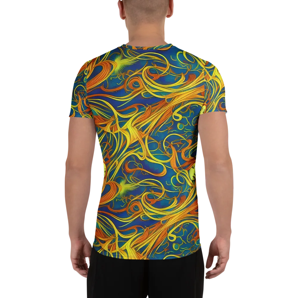 Morgan's Entwined on Men's Athletic T-Shirt — Back