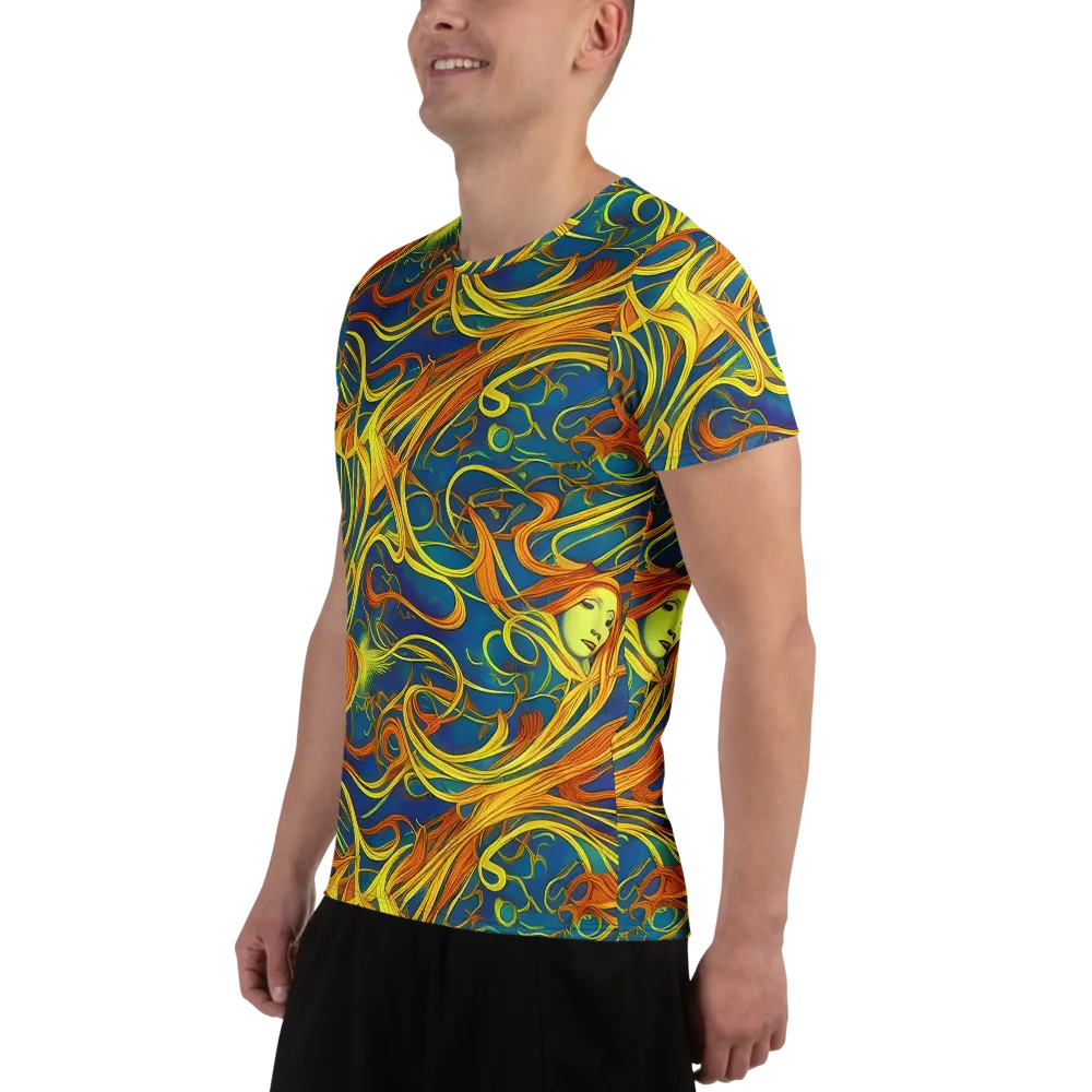 Morgan's Entwined on Men's Athletic T-Shirt — Left