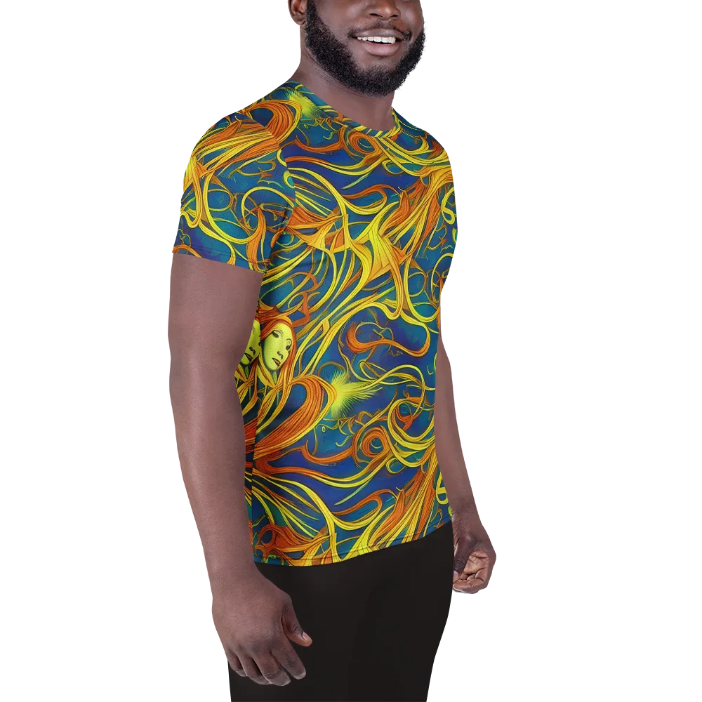 Morgan's Entwined on Men's Athletic T-Shirt — Right