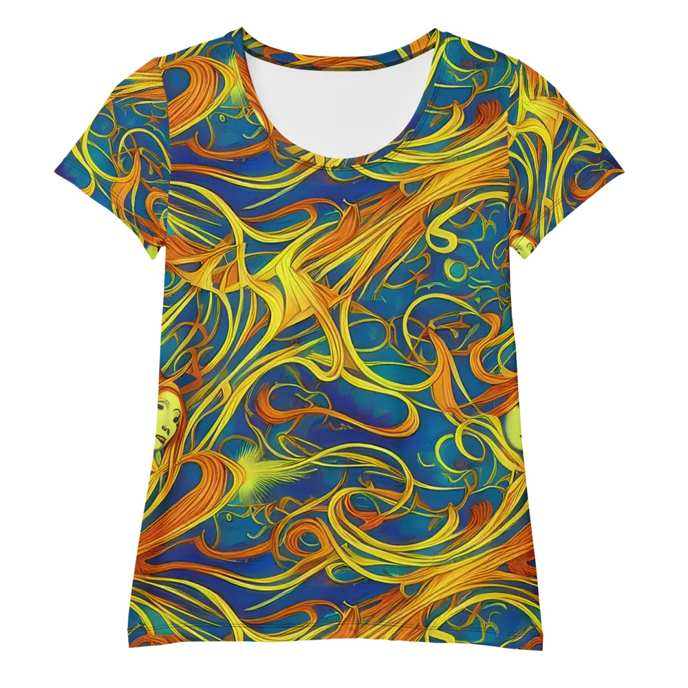 Morgan's Entwined on Women's Athletic T-Shirt — Front