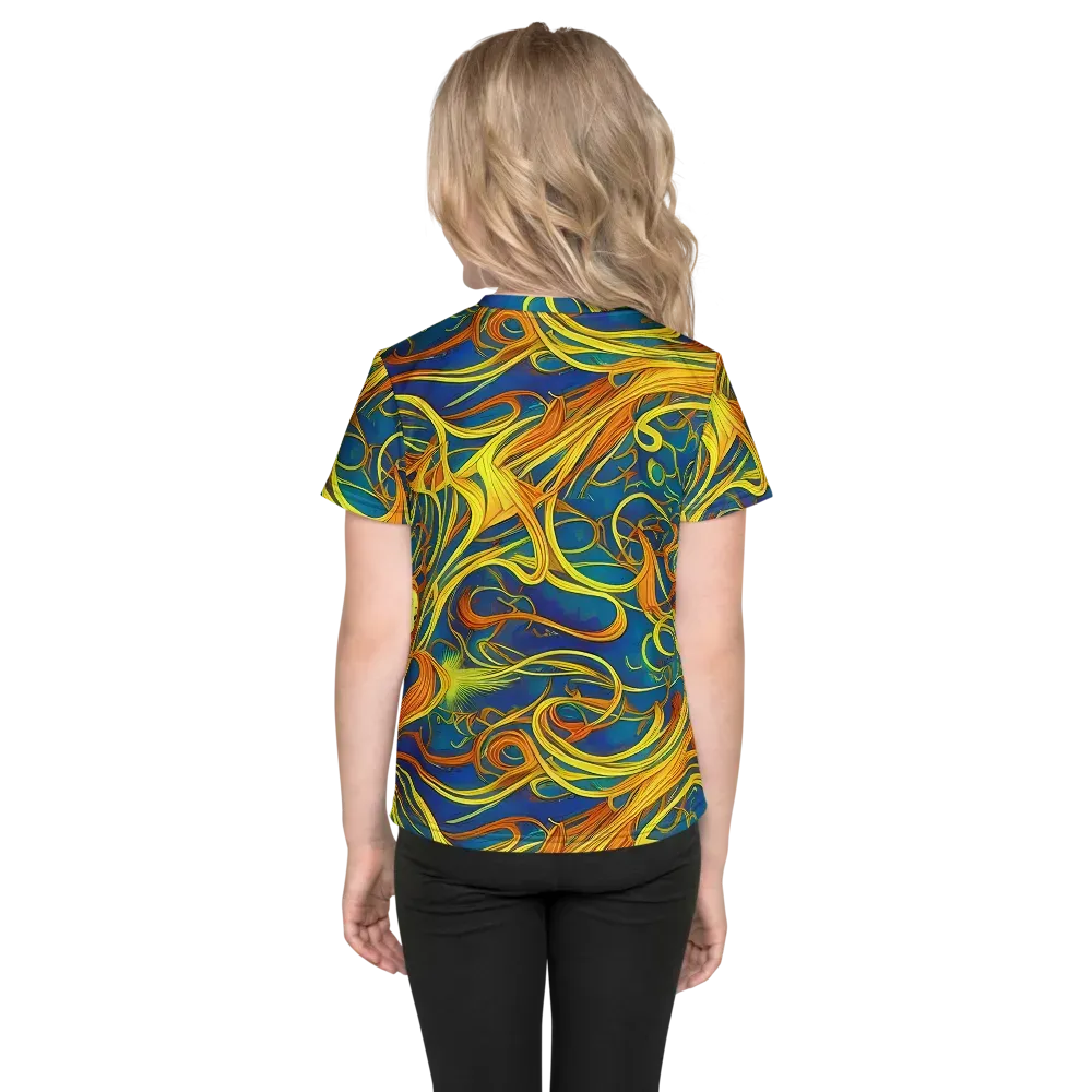 Morgan's Entwined on Kids Crew Neck T-Shirt — Back