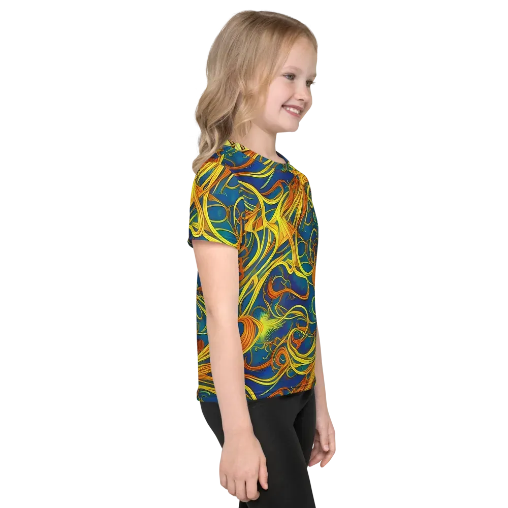 Morgan's Entwined on Kids Crew Neck T-Shirt — Right