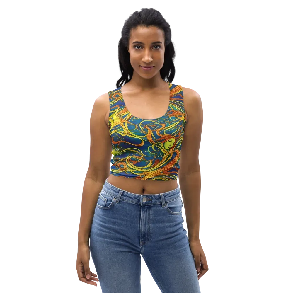 Morgan's Entwined on Crop Top — Front