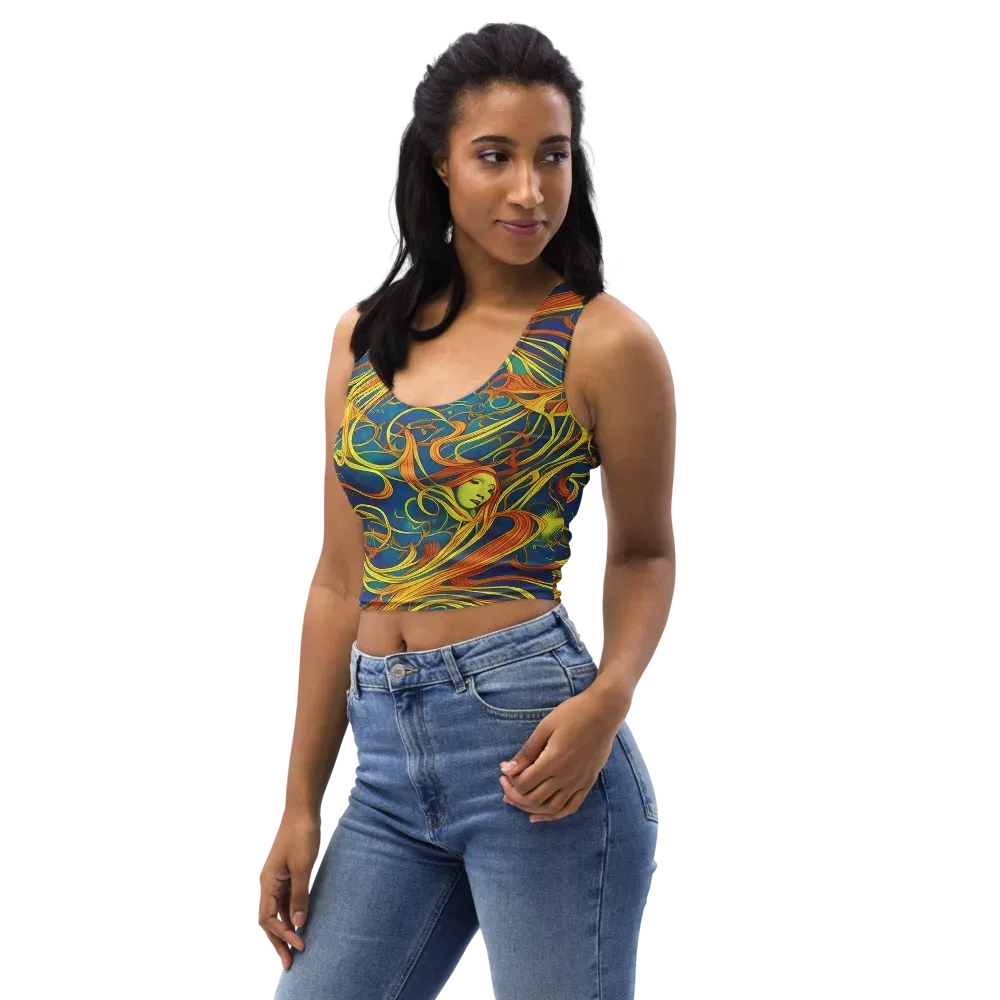 Morgan's Entwined on Crop Top — Left Front