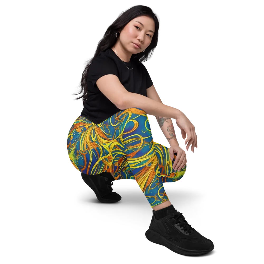 Morgan's Entwined on Leggings with Pockets — Right Front