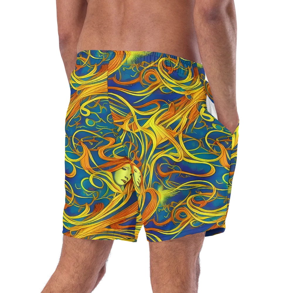 Morgan's Entwined on Swim Trunks — Right Back