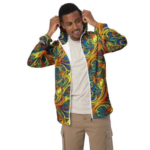 Morgan's Entwined on a Men's Windbreaker