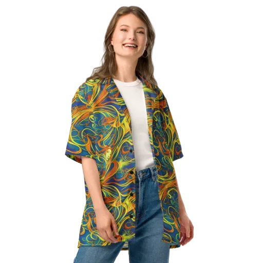 Morgan's Entwined on a Button Shirt