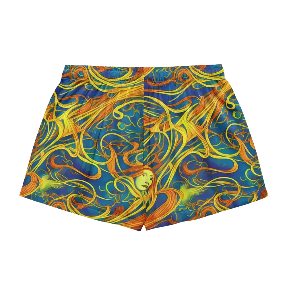 Morgan's Entwined on Women's Pajama Shorts — Back